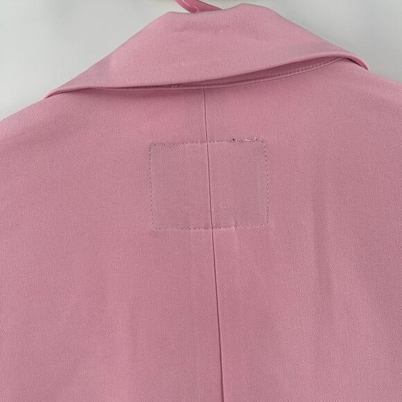 SANCTUARY Blazer Large Bubblegum Pink NWT Tailored Trendy Polyester Stretch - Picture 13 of 13
